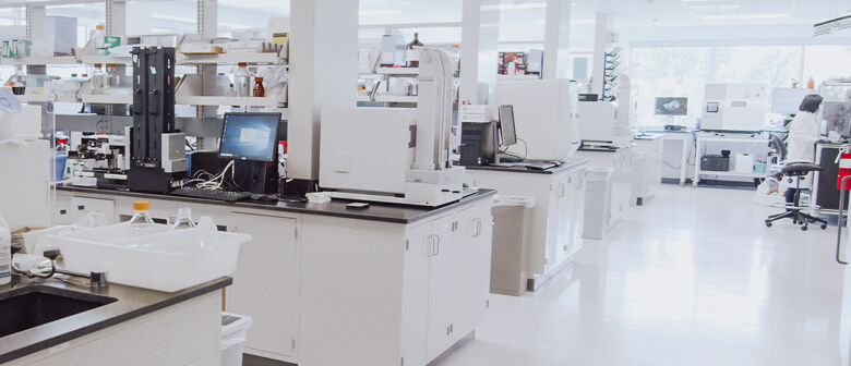 Interior of a lab